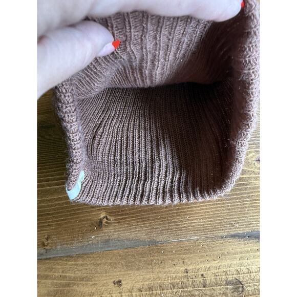 Vuori Women's OS Brown Knit Beanie Hat - Picture 4 of 5